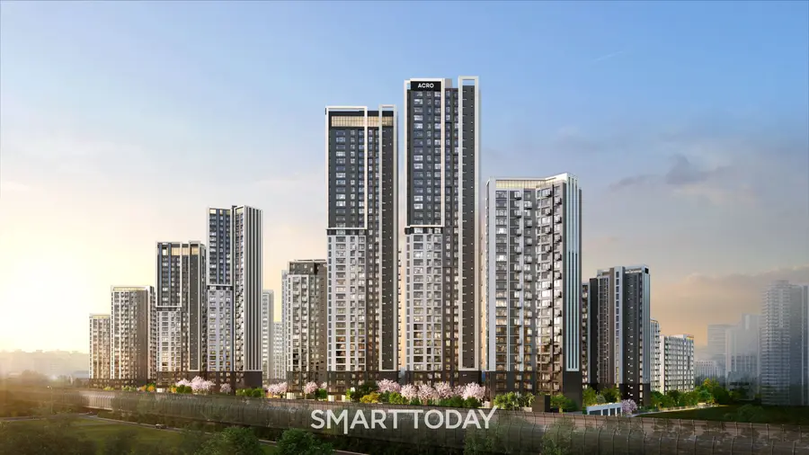 '아크로 드 서초' 단지 투시도 (사진=DL이앤씨)