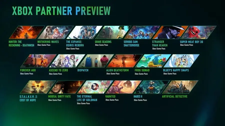 X박스 파트너 프리뷰