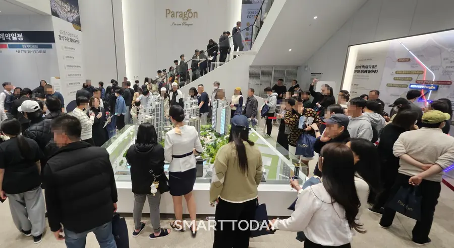 ‘검단호수공원역 파라곤’ 견본주택 내부 (사진=동양건설산업)