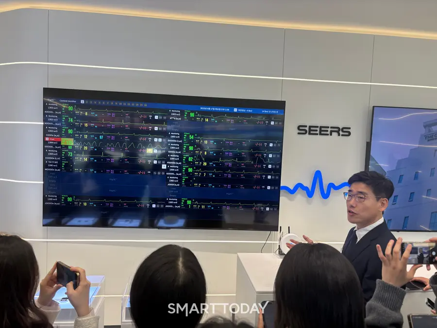 씨어스와 동탄씨티병원 미디어투어 현장.