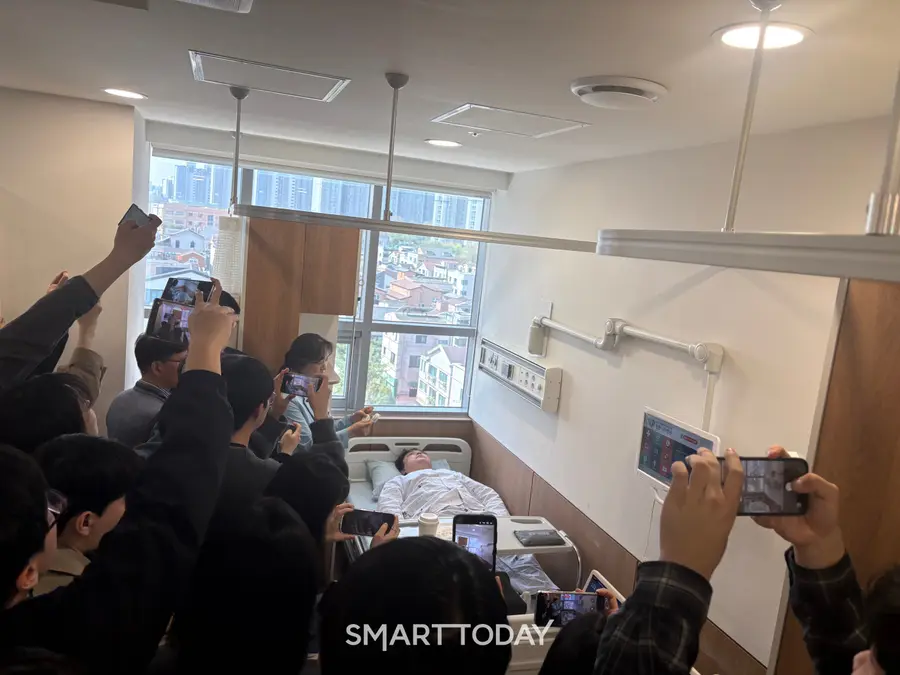 씨어스와 동탄씨티병원 미디어투어 현장.