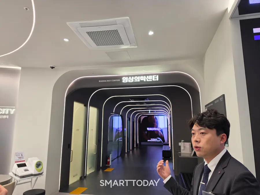 씨어스와 동탄시티병원 미디어 투어 현장