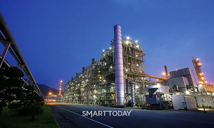 LG화학 대산공장. LG화학은 올해 안에 충남 대산사업장에 수소화 식물성 기름(HVO) 공장을 지을 예정이다. 출처=LG화학