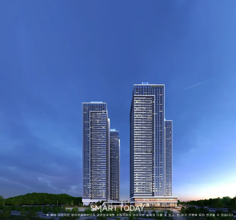 청라 피크원 푸르지오 투시도