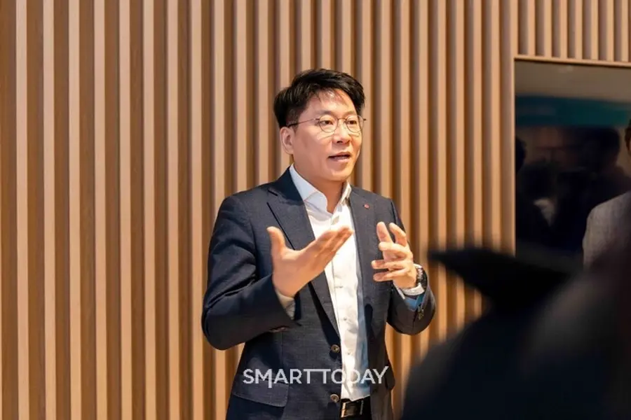 김동명 LG에너지솔루션 사장이 주총에서 발언하고 있다. 출처=LG엔솔