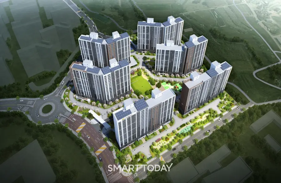 광주연구개발특구 첨단3지구 A8블록 ‘호반써밋 첨단3지구’ 조감도