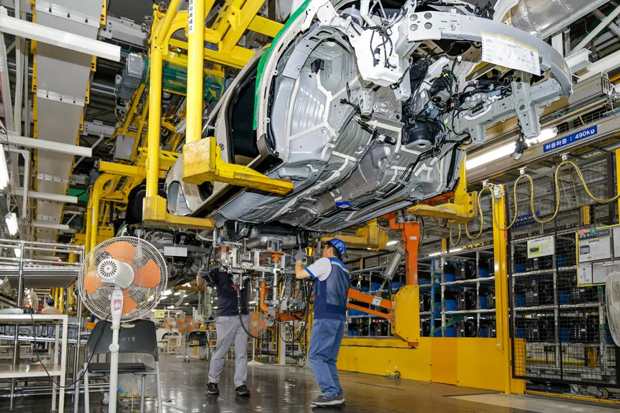 높낮이 조절이 가능한 스키드, 샤시 헹거 시스템. GM 제공