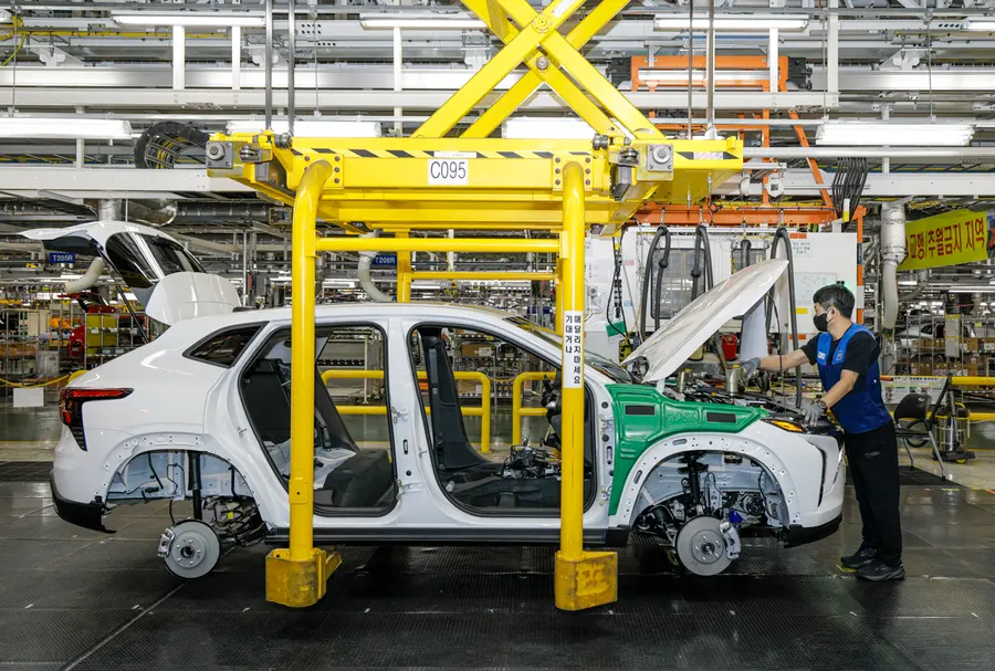 높낮이 조절이 가능한 스키드, 샤시 헹거 시스템. GM 제공