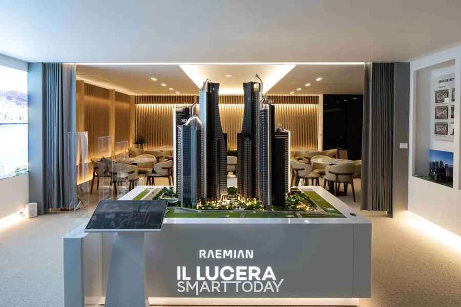 삼성물산 신반포 19∙25차 홍보관 모형도 (사진=삼성물산)
