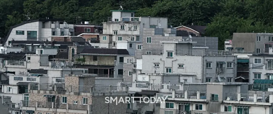 상도동 주택단지 모습