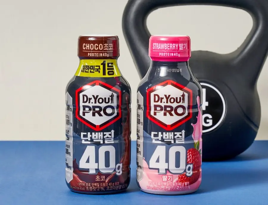 오리온의 초고함량 단백질 음료 '닥터유PRO 단백질드링크 40g' 이미지. (사진=오리온)