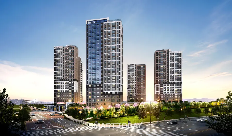 고덕국제신도시 수자인하우스디 투시도 (사진=BS한양·대보건설)