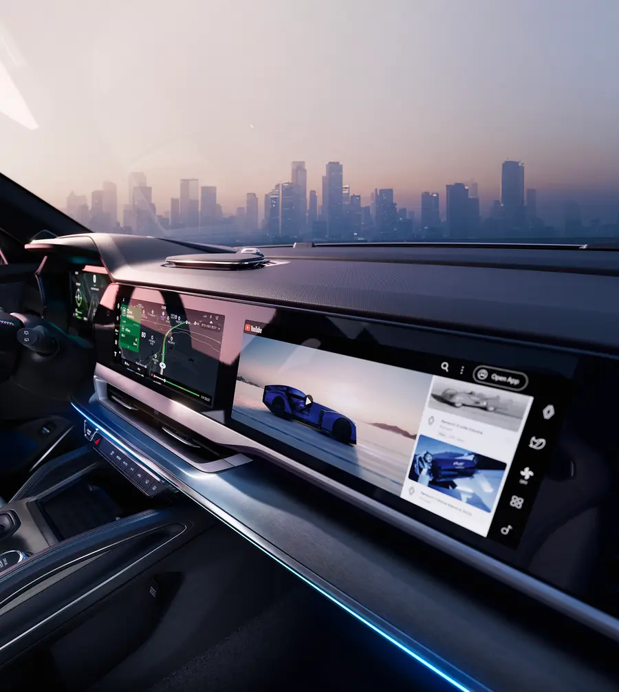 르노 필랑트(Renault FILANTE)_openR 파노라마 스크린. 르노코리아