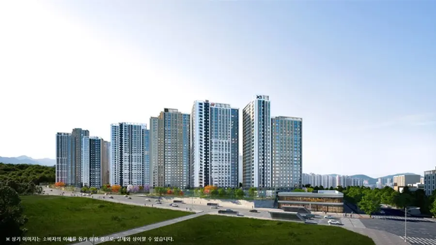 산곡역자이힐스테이트&하늘채 투시도. 출처=GS건설