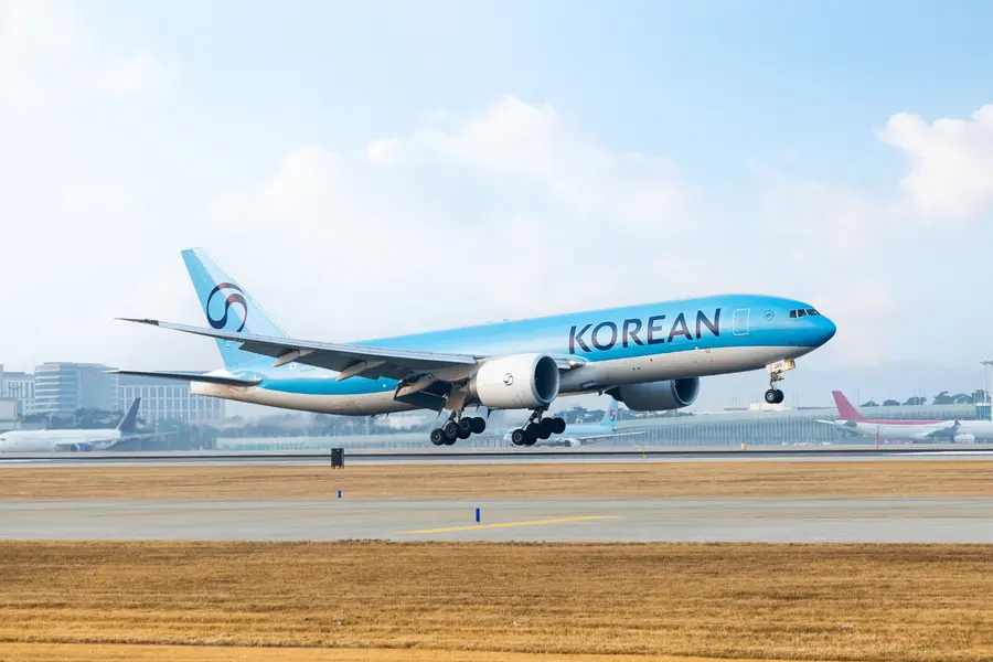 대한항공 보잉 777F항공기. 대한항공 제공