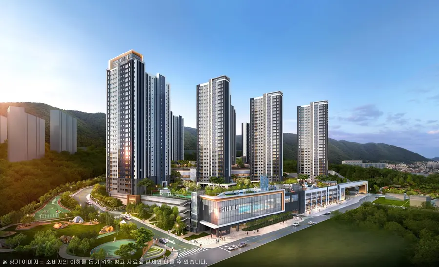 센트레빌 아스테리움 거제 투시도. 출처=동부건설