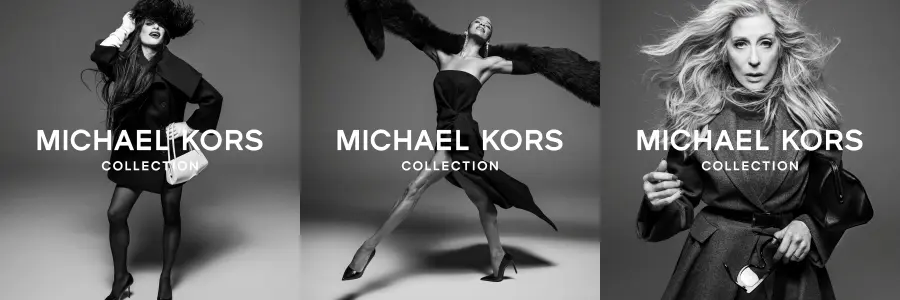마이클 코어스 45주년 캠페인 이미지 (왼쪽부터 리아 미셸(Lea Michele), 미스티 코플랜드(Misty Copeland), 주디스 라이트(Judith Light)) (출처: 마이클 코어스)