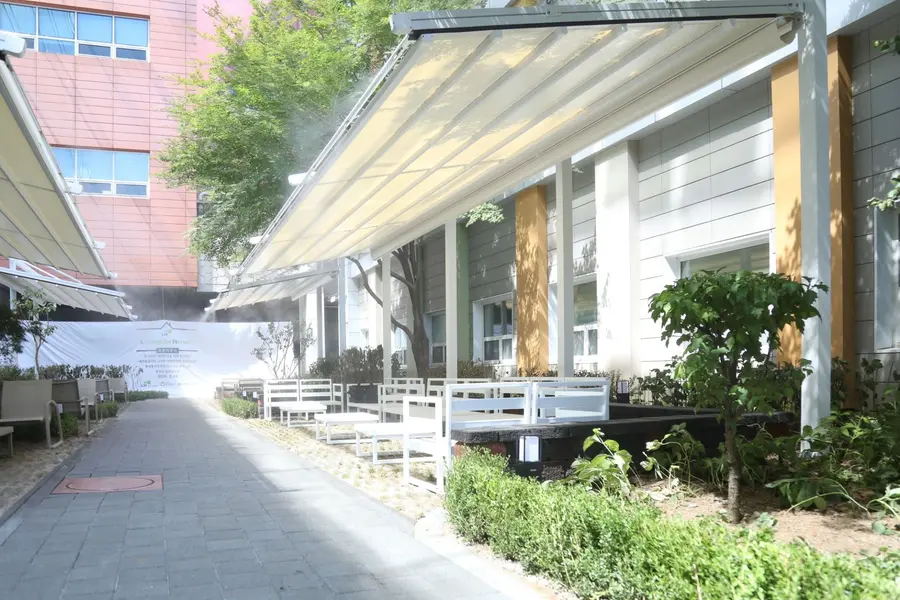 서울 중앙보훈병원에 마련된 국가유공자와 가족들을 위한 휴게시설 ‘LH Lounge for Heroes’ 보훈라운지 전경. LH 제공