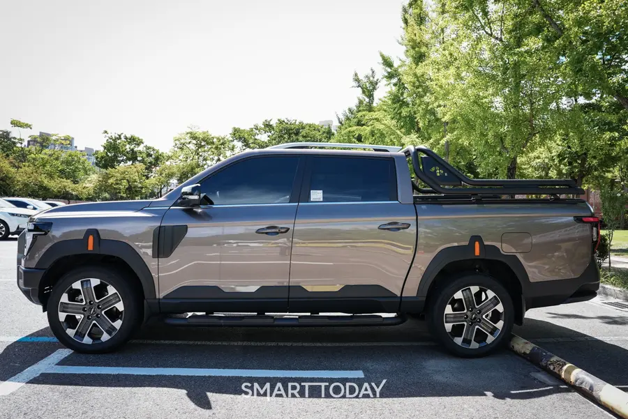 무쏘 롱데크 M9 가솔린 4WD. 사진=강동현 기자