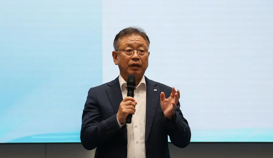 전사 AI 리더워크숍에서 인사말을 하는 박상형 한전KDN 사장. 한전KDN 제공.