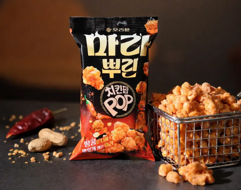 마라뿌린 치킨팝 제품 이미지. (사진=오리온)