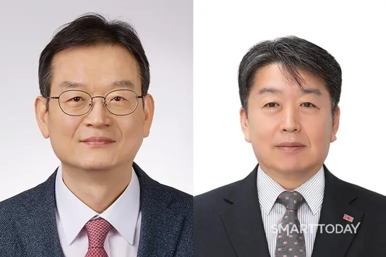 왼쪽부터 김대현 흥국화재 대표이사 내정자, 김형표 흥국생명 대표이사 내정자